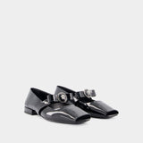 T.20 Ballerinas - Versace - Leather - Black