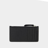 Zip Ew Card Holder - Maison Margiela - Black