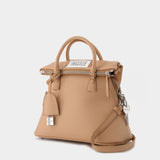 5Ac Mini Bag in Beige Leather