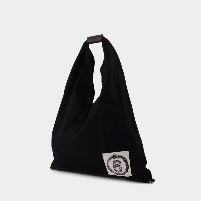 Classic Japanese Bag in Black Canvas