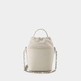 Hobo 5Ac Bucket Bag Small - Maison Margiela - Leather - Beige