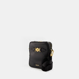 Medusa Biggie Crossbody - Versace - Leather - Black