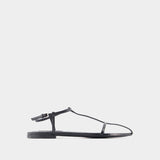 Sandals - Jil Sander - Leather - Black