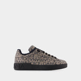 Bassa Sneakers - Dolce & Gabbana - Brown/Blue - Jacquard