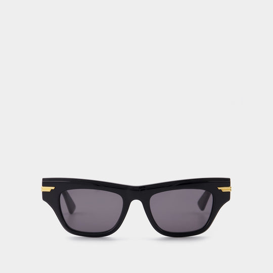 Sunglasses in Black/Grey Acetate