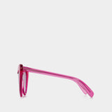 Sunglasses in Pink/Purple Acetate