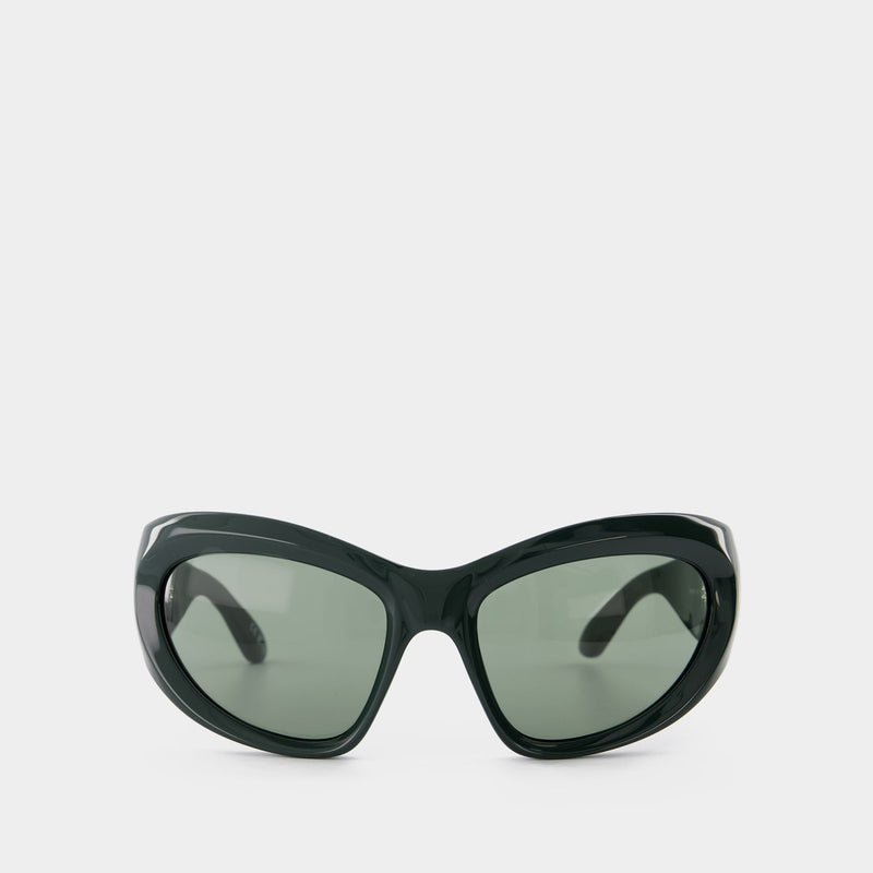 Bb0228S Sunglasses - Balenciaga  - Green - Bio Injection