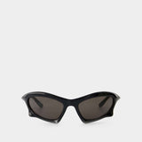 Bb0229S Sunglasses - Balenciaga  - Black/Grey - Bio Injection