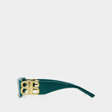 Bb0096S Sunglasses - Balenciaga  - Green - Acetate