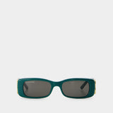 Bb0096S Sunglasses - Balenciaga  - Green - Acetate