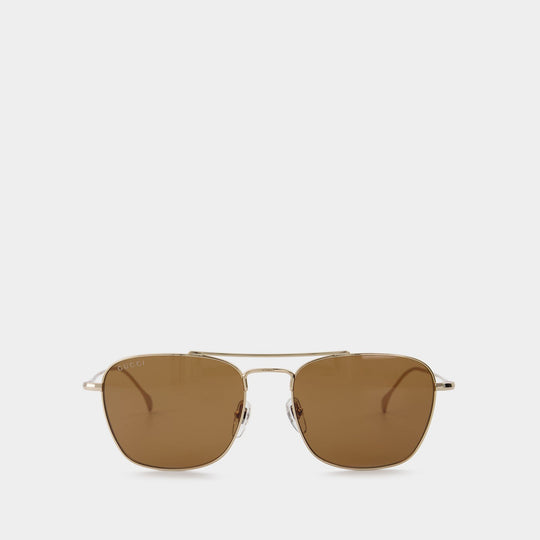 Gg1183S Sunglasses - Gucci  - Gold/Brown - Metal
