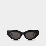 Bb0236S Sunglasses - Balenciaga  - Black/Grey - Acetate