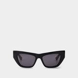 Bv1177S Sunglasses - Bottega Veneta - Black/Grey - Acetate