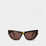 Bv1177S Sunglasses - Bottega Veneta - Havana/Brown - Acetate