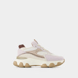 Hyperactive Sneakers - Hogan - Beige - Leather