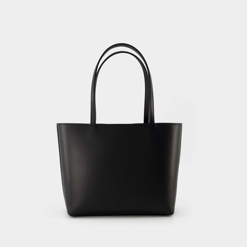 Dg Logo Small Handbag - Dolce & Gabbana -  Black - Leather
