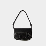 1DR M Shoulder Bag - Diesel - Leather - Black