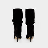 Slouchy 60 Boots - Paris Texas - Leather - Black