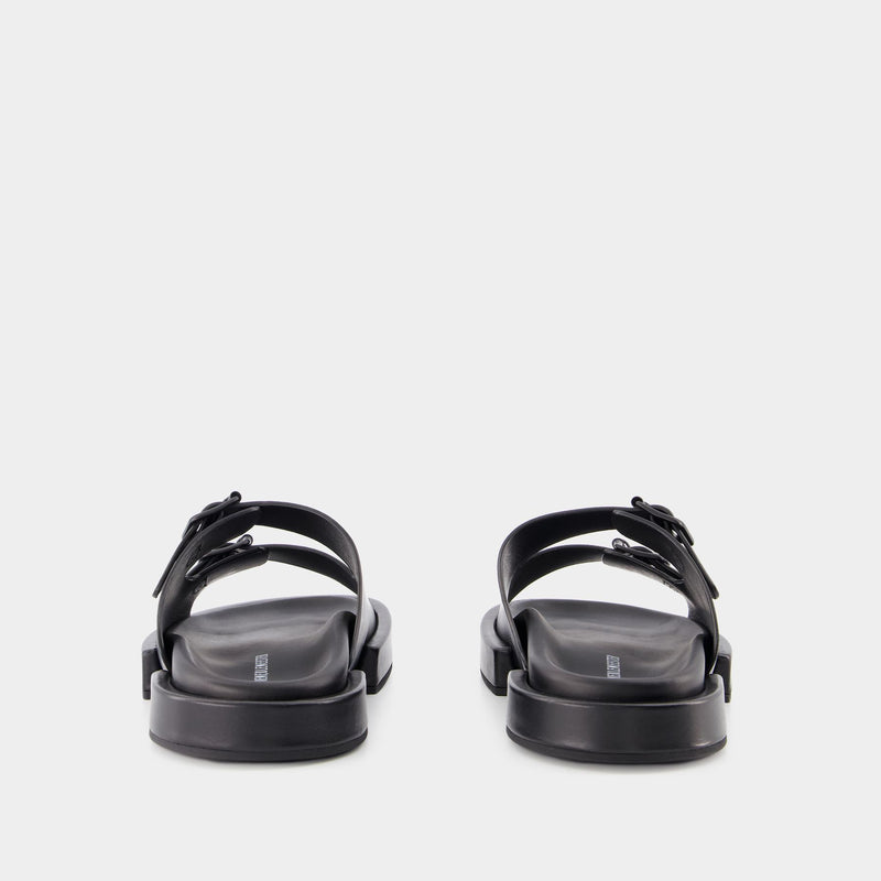 Block Henri Sandals - Ann Demeulemeester - Black - Leather