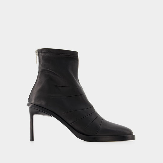 Hedy Ankle Boots - Ann Demeulemeester - Leather - Black
