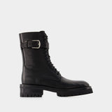 Cisse Combat Boots - Ann Demeulemeester - Leather - Black