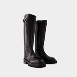 Nes Riding Boots - Ann Demeulemeester - Leather - Black