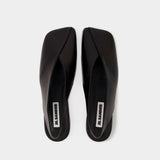 Ballet Sandals - Jil Sander - Leather - Black