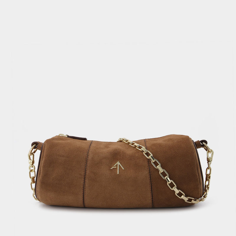 Cylinder Bag in Brown Leather