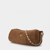 Cylinder Bag in Brown Leather