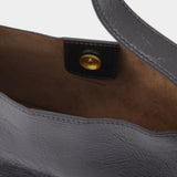 Mini Kesme Bag in Black Leather