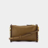 Mini Carmen Bag in Brown Leather