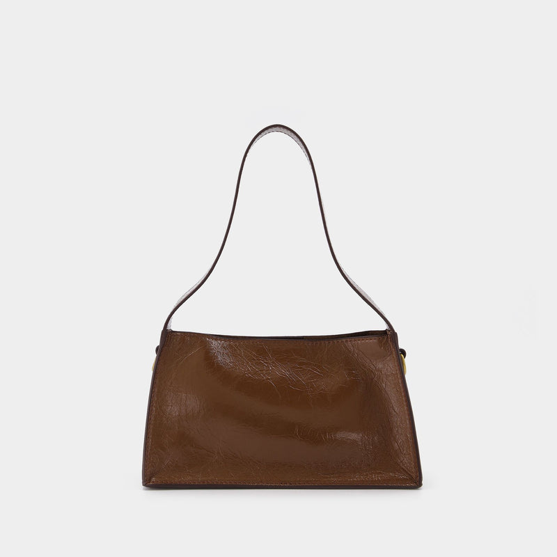 mini Kesme structured bag Brown
