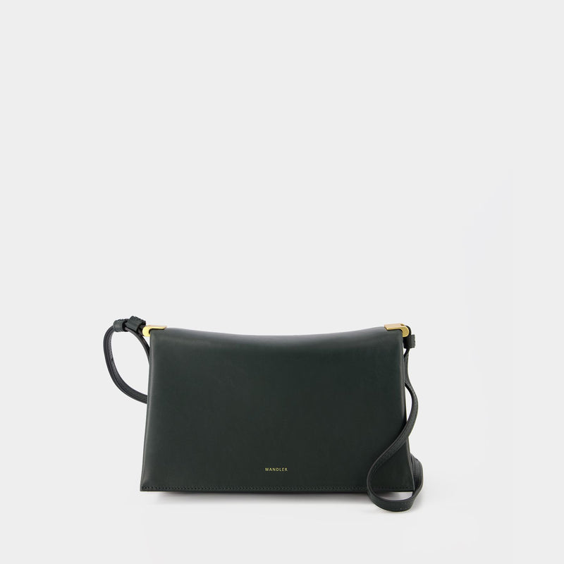 Uma Baguette in Green Leather