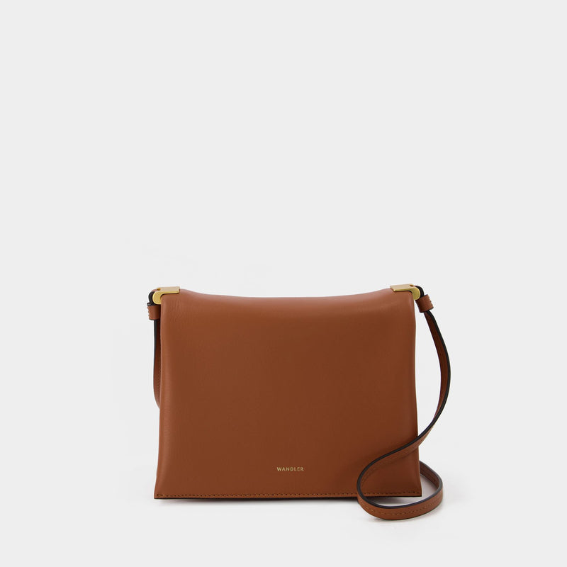 Uma Box Bag in Brown Leather