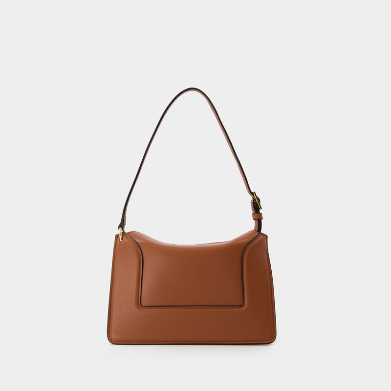 Penelope Micro Bag in Brown Leather