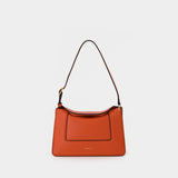 Penelope Micro Bag in Orange Leather