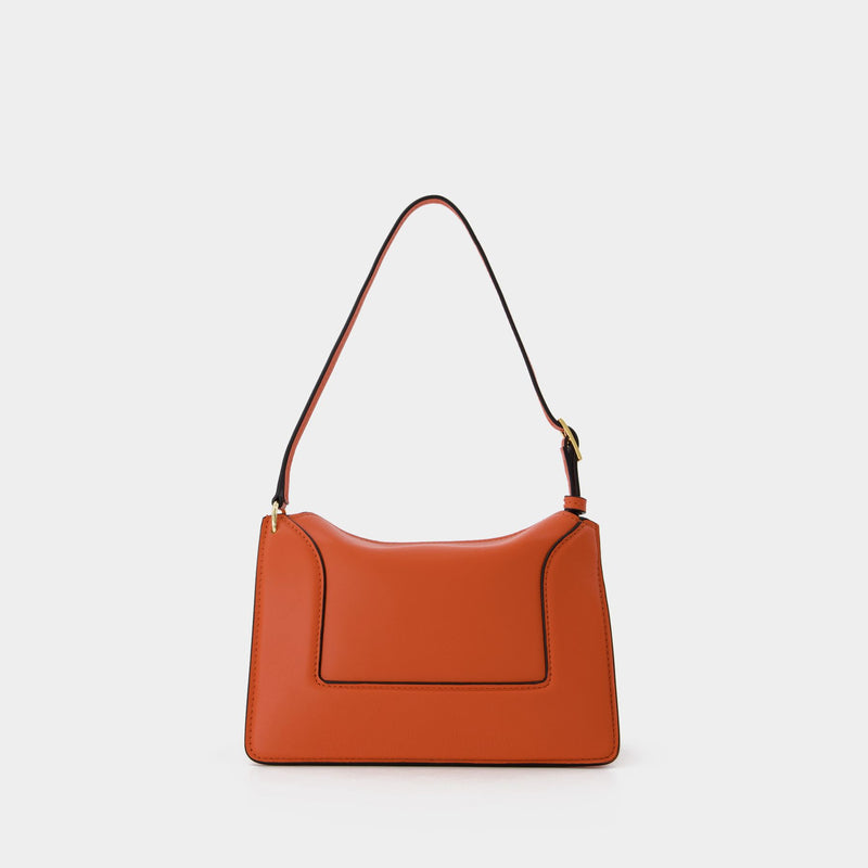 Penelope Micro Bag in Orange Leather