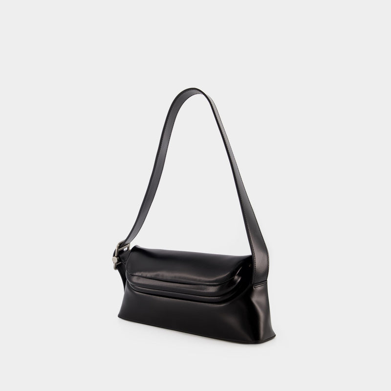 Folder Brot Hobo bag - Osoi - Leather - Black