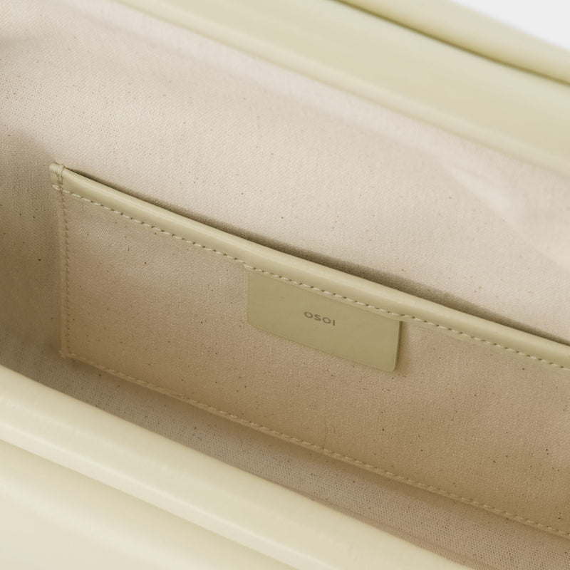 Hobo Folder Brot Bag - Osoi - Leather - Cream