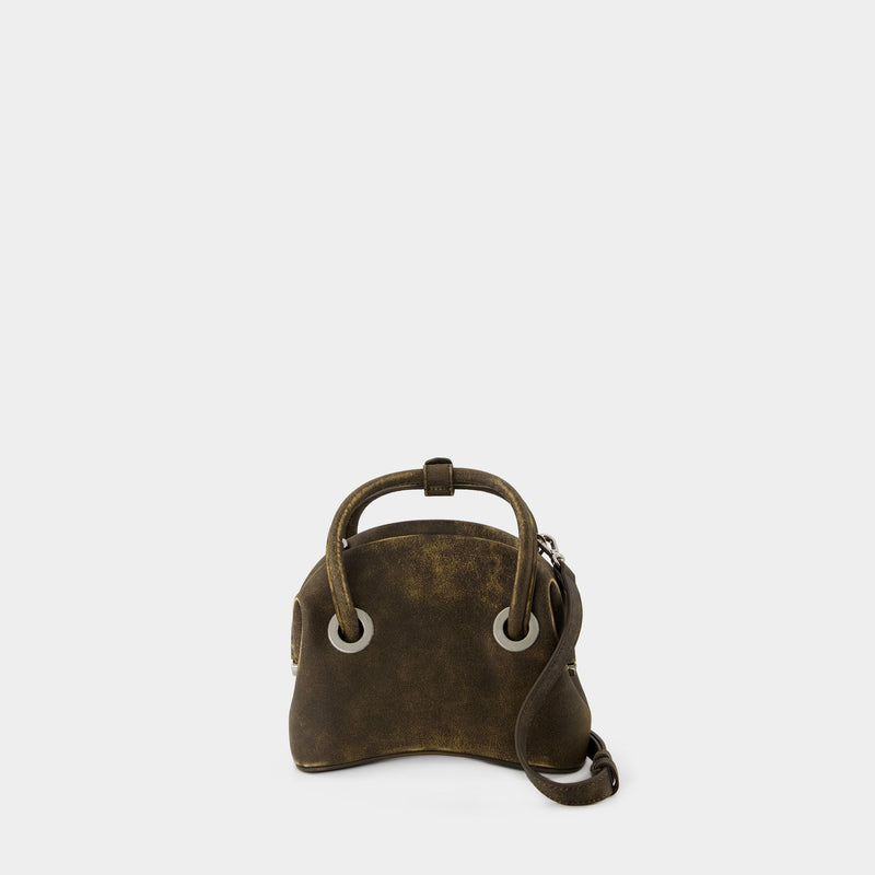 Mini Circle Bag - Osoi - Leather - Brown