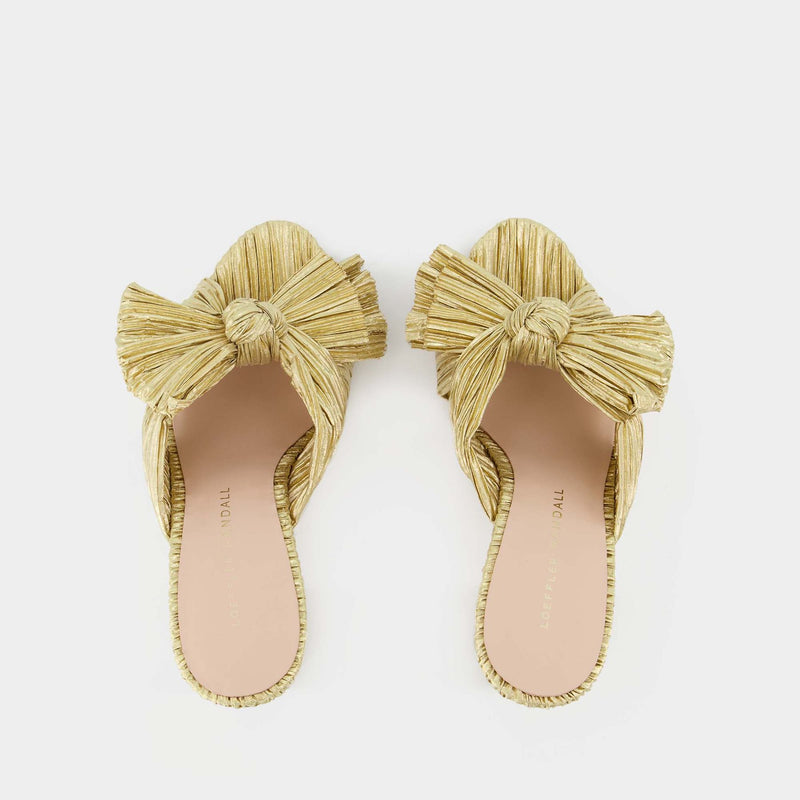 Penny Sandals - Loeffler Randall - Or - Leather