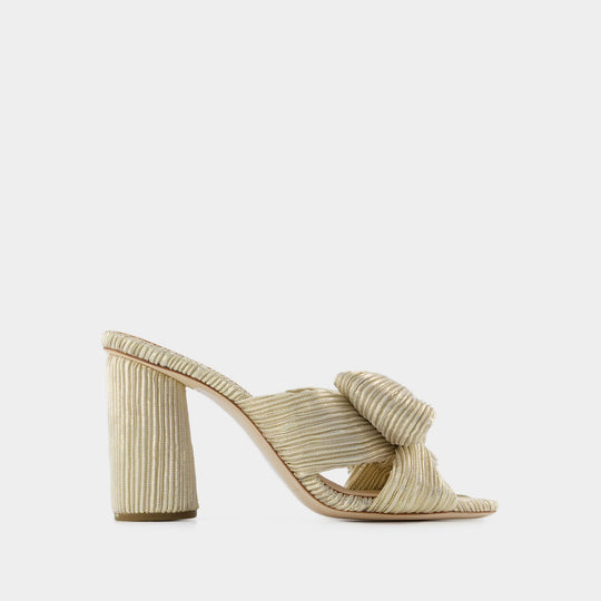 Penny Sandals - Loeffler Randall - Synthetic Leather - Gold