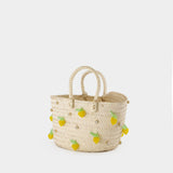 Sicily Lemon Bag - Shourouk - Palm fibre - Yellow