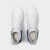 Court Sneakers - Alexander Mcqueen - White/Blue Paris - Leather