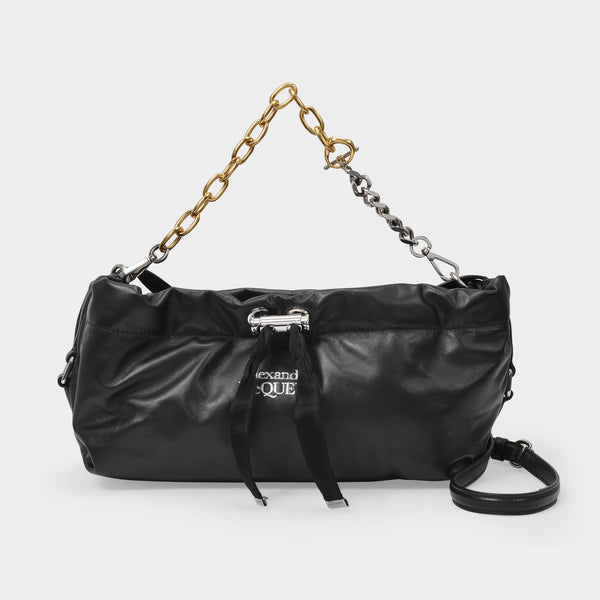Alexander McQueen Black Amq Logo Continental Leath | Alexander mcqueen  black, Zip around wallet, Leather