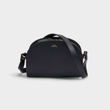 Demi Lune Mini Bag in Black Calfskin
