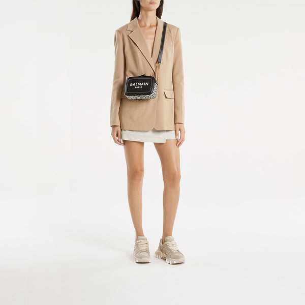 B-Army Camera Bag - Balmain - Canvas - Black