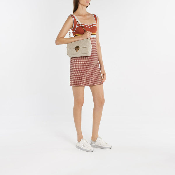 Moon Mm Hobo Bag - Vanessa Bruno -  Sand - Leather