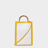 Casa Tote Bag in Yellow Canvas