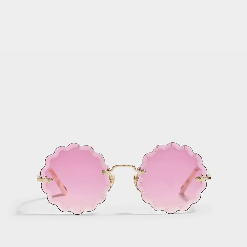 Rosie Petite Sunglasses in Gold